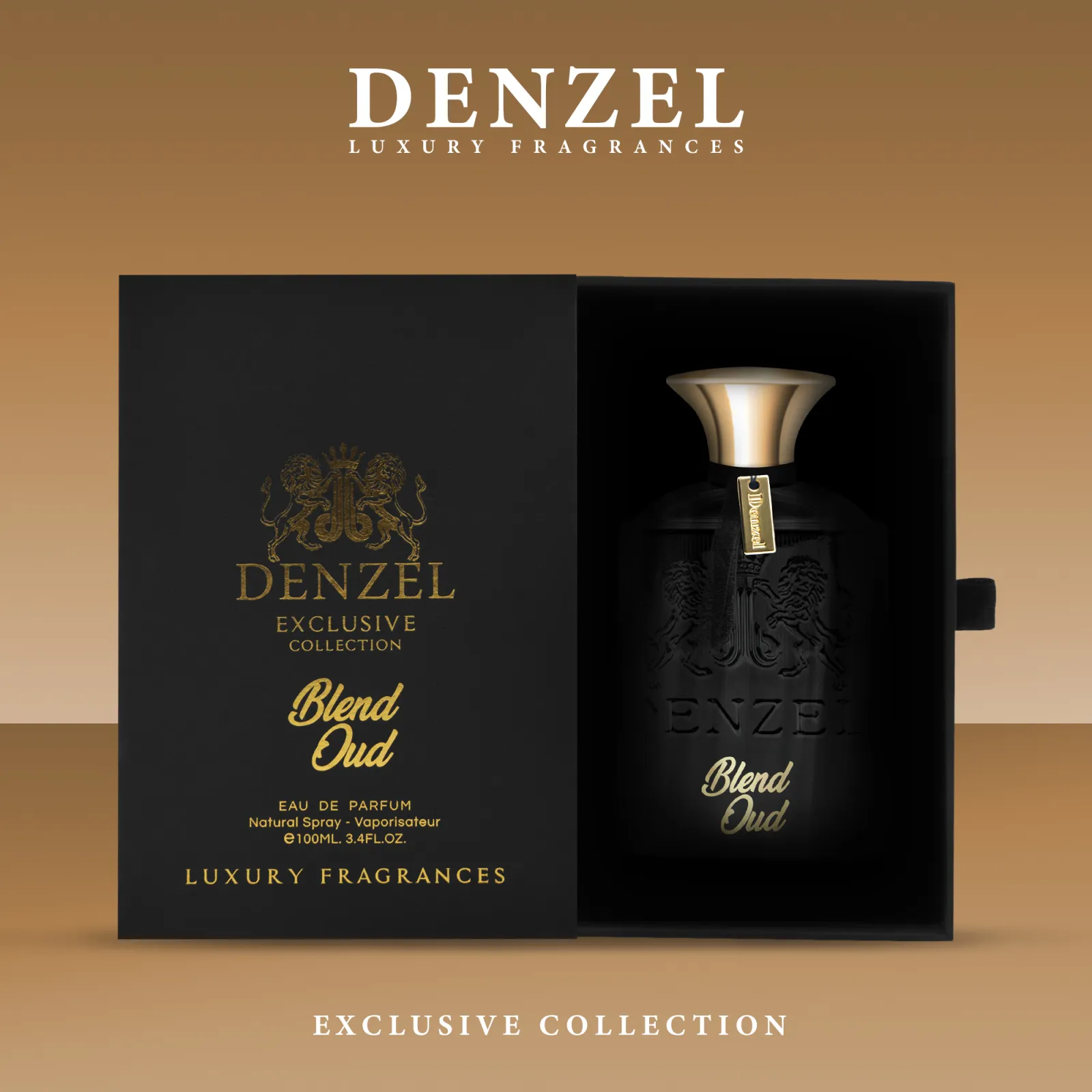 ادو پرفیوم یونیسکس دِنزل مدل Blend Oud حجم 100 میلیلیتر