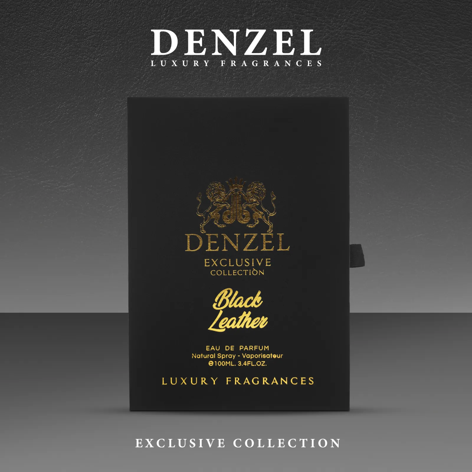 ادو پرفیوم یونیسکس دِنزل مدل Black Leather حجم 100 میلیلیتر