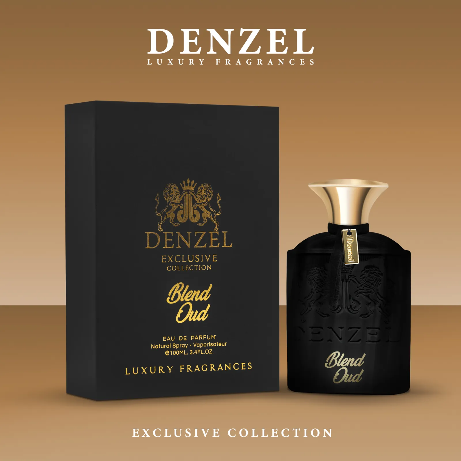 ادو پرفیوم یونیسکس دِنزل مدل Blend Oud حجم 100 میلیلیتر