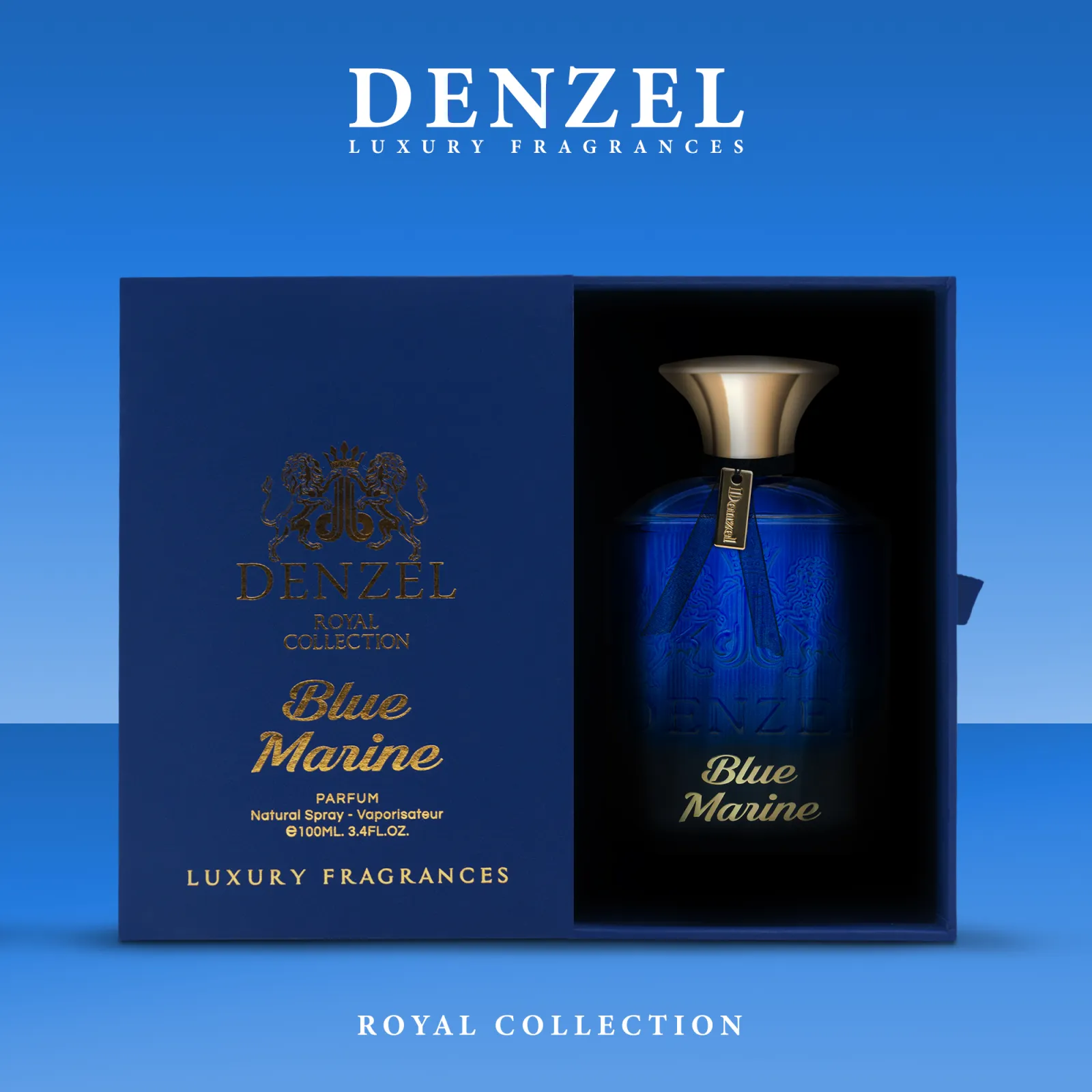 ادو پرفیوم یونیسکس دِنزل مدل Blue Marine حجم 100 میلیلیتر
