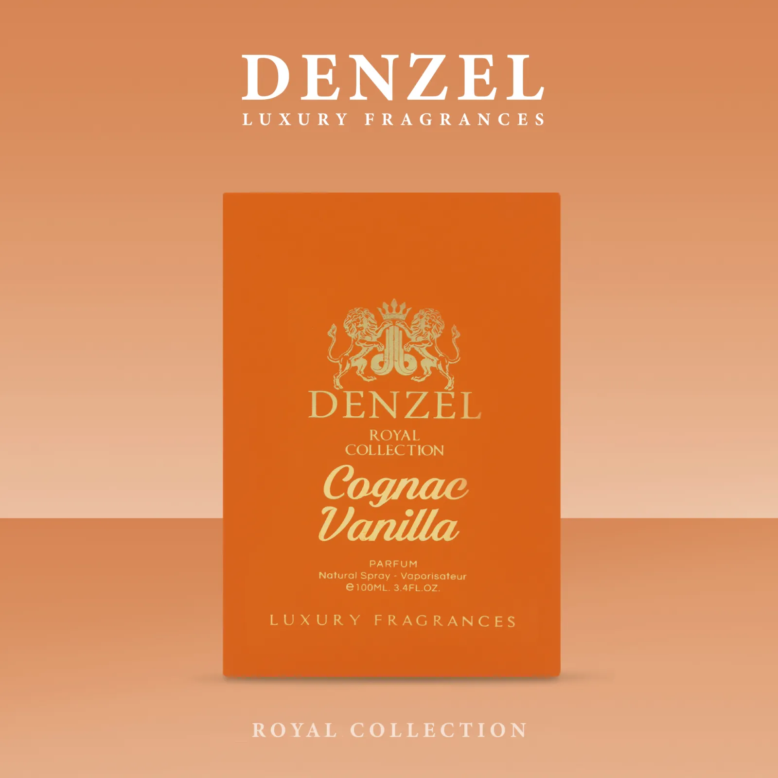 ادو پرفیوم یونیسکس دِنزل مدل Cognac Vanilla حجم 100 میلیلیتر
