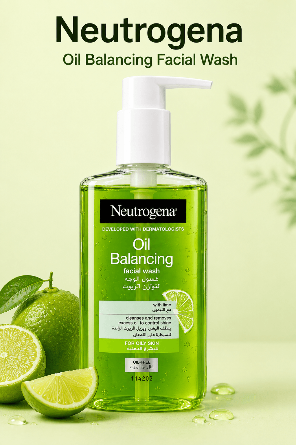 شوینده صورت نوتروژینا Oil Balancing