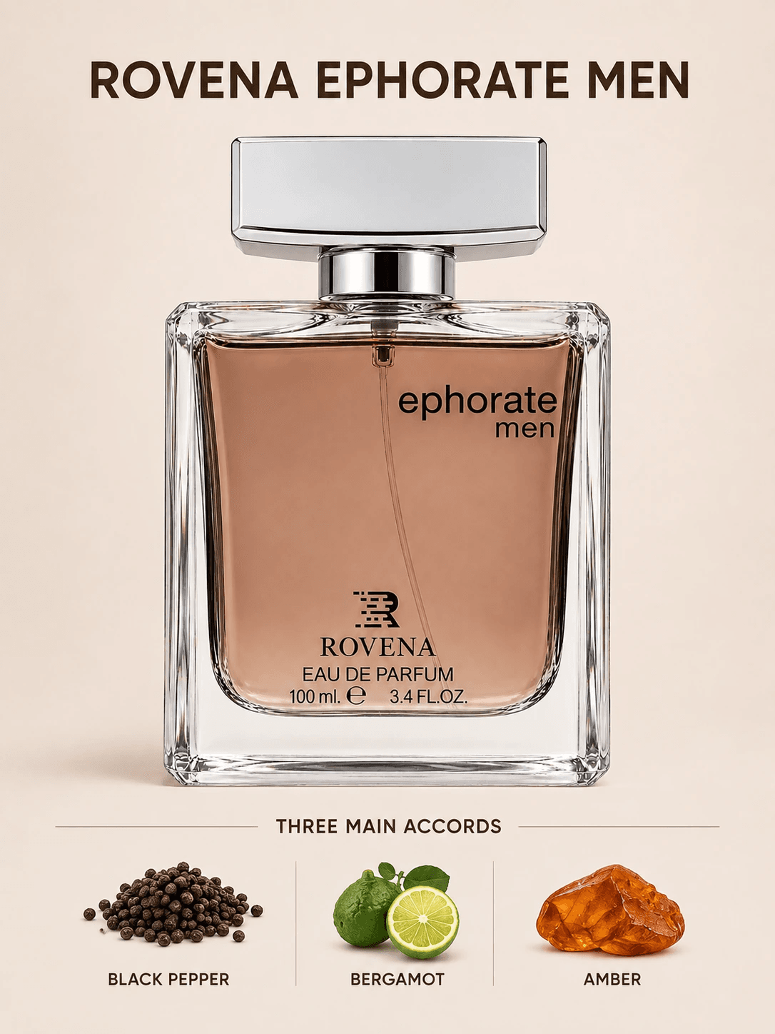عطر مردانه روونا ایفوریت با رایحه کالوین کلین ایفوریا اینتنس
